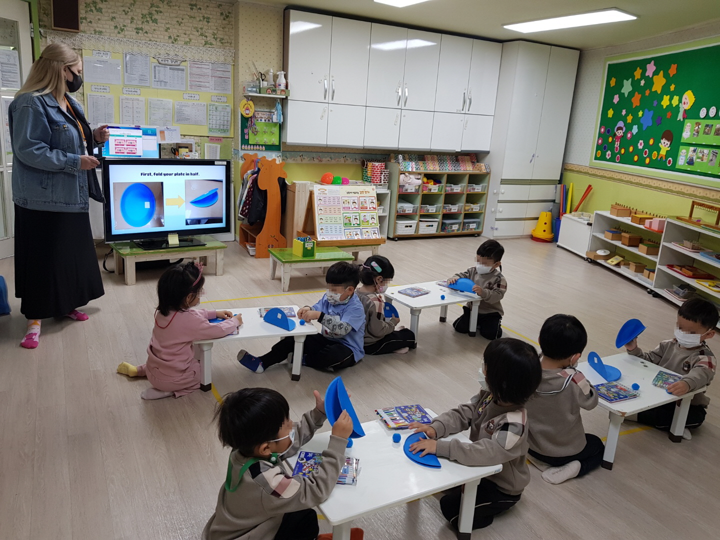 글로벌평생학습관 유치부단체 방문 프로그램 진행 2번 이미지